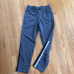 Under Armour Dark Grey Joggers with Black/light grey Stripe